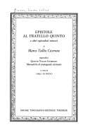 Tapa de Epistulae AD Quintum Fratrem