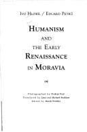 Tapa de Humanism and the early Renaissance in Moravia