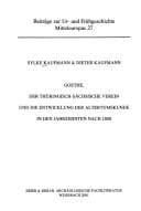 Tapa de Goethe, der Thüringisch-Sächsische Verein und die Entwicklung der Altertumskunde in den Jahrzehnten nach 1800