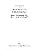 Tapa de Armenische Sprichwörter