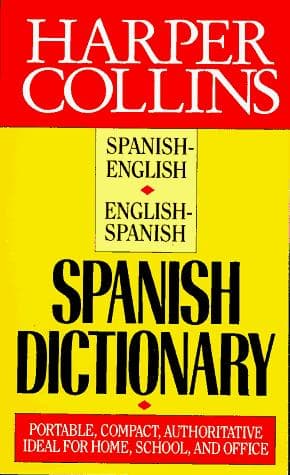 Tapa de Harper Collins Spanish dictionary