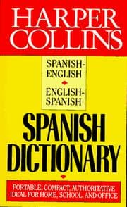Tapa de Harper Collins Spanish dictionary