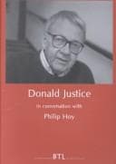 Tapa de Donald Justice in conversation with Philip Hoy