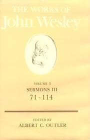 Tapa de The Works of John Wesley: Sermons III