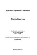 Tapa de Die Massnahme