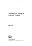 Tapa de The linguistic history of southern Vanuatu