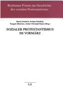 Tapa de Sozialer Protestantismus im Vormärz