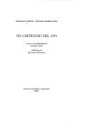Tapa de Un carteggio del 1959
