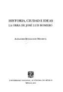Tapa de Historia, ciudad e ideas