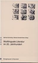 Tapa de Multilinguale Literatur im 20. Jahrhundert
