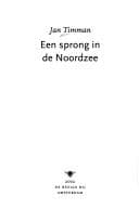 Tapa de Een sprong in de Noordzee
