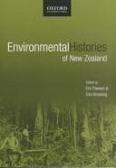 Tapa de Environmental histories of New Zealand