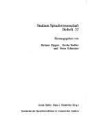 Tapa de Geschichte des Sprachbewusstseins in romanischen Ländern
