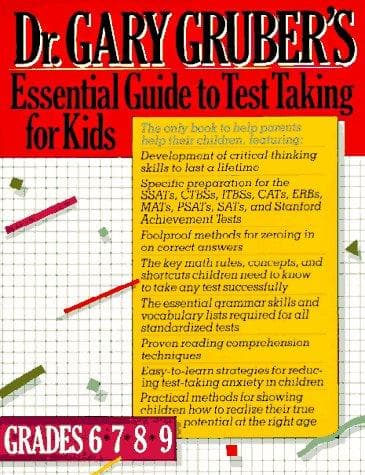 Tapa de Dr. Gruber's essential guide to test taking for kids.