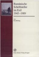 Tapa de Rumänische Schriftsteller im Exil 1945-1989
