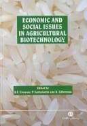 Tapa de Economic and social issues in agricultural biotechnology
