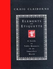 Tapa de Elements of Etiquette