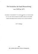 Tapa de Die Inschriften der Stadt Braunschweig von 1529 bis 1671