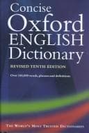 Tapa de The concise Oxford English dictionary