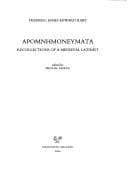 Tapa de Apomnemoneumata