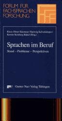 Tapa de Sprachen im Beruf: Stand - Probleme - Perspektiven
