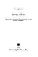 Tapa de Heimat denken