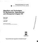 Tapa de Algorithms and technologies for multispectral, hyperspectral, and ultraspectral imagery VIII