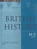 Tapa de Reader's guide to British history