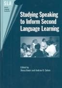 Tapa de Studying speaking to inform second language learning