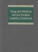Tapa de Drug and medical device product liability deskbook