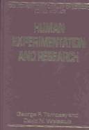 Tapa de Human experimentation and research