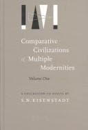 Tapa de Comparative civilizations and multiple modernities