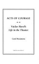 Tapa de Acts of courage