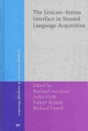 Tapa de The lexicon-syntax interface in second language aquisition
