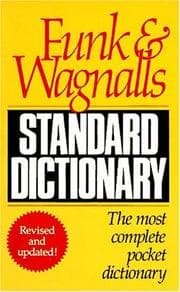 Tapa de Funk & Wagnalls Standard Dictionary