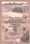 Tapa de Prose rhythm in Latin literature of the Roman Empire