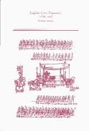 Tapa de English civic pageantry, 1558-1642