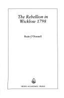 Tapa de Robert Emmet and the Rebellion of 1798