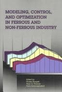 Tapa de Modeling, control, and optimization in ferrous and nonferrous industry