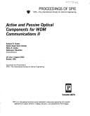 Tapa de Active and passive optical components for WDM communications II
