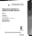 Tapa de Observatory operations to optimize scientific return III