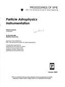 Tapa de Particle astrophysics instrumentation
