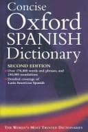 Tapa de Concise Oxford Spanish dictionary.