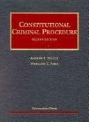 Tapa de Constitutional criminal procedure