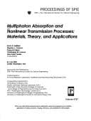 Tapa de Multiphoton absorption and nonlinear transmission processes
