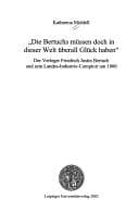 Tapa de Die Bertuchs m ussen doch in dieser Welt  uberall Gl uck haben: der Verleger Friedrich Justin Bertuch und sein Landes-Industrie-Compoir um 1800