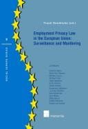 Tapa de Employment privacy law in the European Union