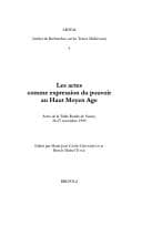 Tapa de Les actes comme expression du pouvoir au Haut Moyen œge