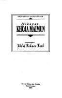 Tapa de Hikayat Khoja Maimun