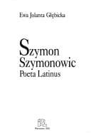 Tapa de Szymon Szymonowic
